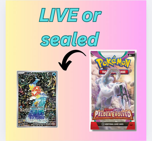 Paldea Evolved pack (sleeved)